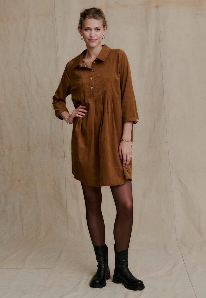 REDGREEN WOMAN Dorette Dress Dresses / Shirts 026 Light Brown