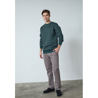 REDGREEN FLOYD O-NECK SWEAT Knit 4680 DARK GREEN MELANGE
