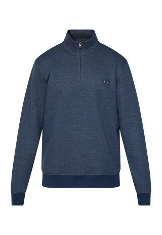REDGREEN FLYNN ½ ZIP PULLOVER Knit 4580 NAVY MELANGE