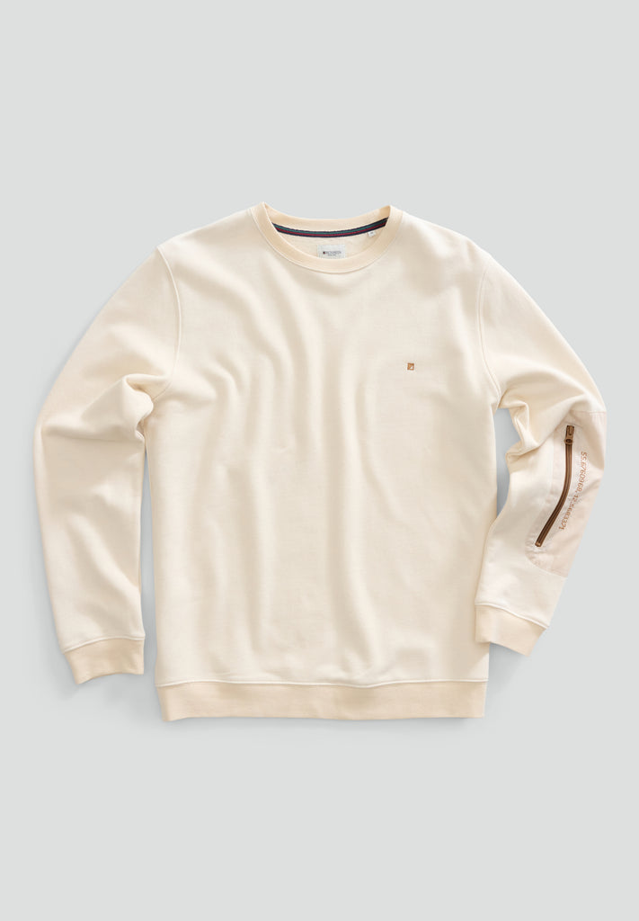 REDGREEN MEN Felipe Sweatshirt 4200 Off White Melange