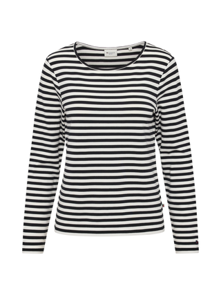 REDGREEN WOMAN Fie Long Sleeve T-shirt Long Sleeve Tee 199 Black Stripe