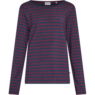 REDGREEN WOMAN Fie Long Sleeve T-shirt Long Sleeve Tee Bordeaux