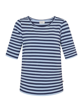 REDGREEN WOMAN Hedy Short Sleeve T-shirt Short Sleeve Tee 162 Light Blue Stripe