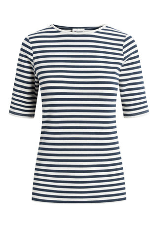 REDGREEN WOMAN Hedy Short Sleeve T-shirt Short Sleeve Tee 168 Navy Stripe