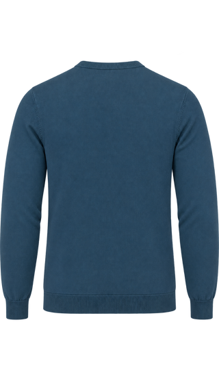 REDGREEN JULIAN O-NECK COTTON KNIT Knit 0972 PETROL