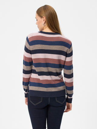 REDGREEN WOMAN Joe Knit Knit 143 Pale Pink Stripe