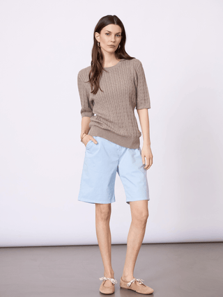 REDGREEN WOMAN Judith Knit 424 Mid Sand Melange