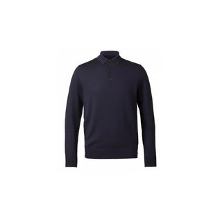 REDGREEN KNITTED BUTTON PULLOVER Knit Navy