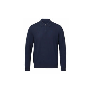 REDGREEN KNITTED ZIP PULLOVER Knit Navy