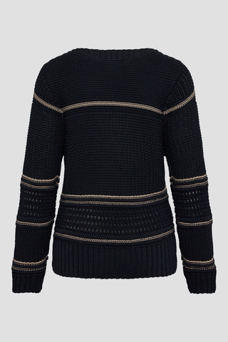 REDGREEN WOMAN Kamma Knit Knit 169 Dark Navy Stripe