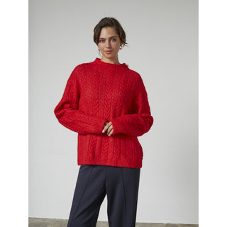 REDGREEN WOMAN Katey Knit 444 Red Melange