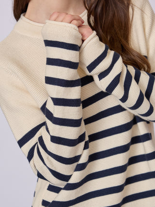 REDGREEN WOMAN Kathrine Knit 168 Navy Stripe