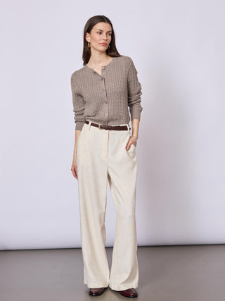 REDGREEN WOMAN Maren Pants and Shorts 421 Ecru Melange