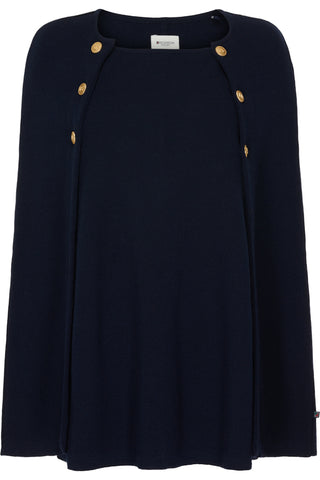 REDGREEN WOMAN Noemi Knit Cape Knit 068 Navy