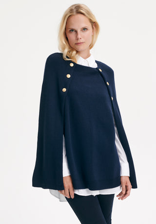 REDGREEN WOMAN Noemi Knit Cape Knit 068 Navy