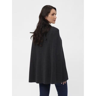 REDGREEN WOMAN Noemi Knit Cape Knit 499 Black Melange