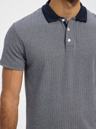 REDGREEN Celo Polo 3692 Dark Navy Pattern