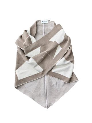 REDGREEN WOMAN Rihanna Scarf 321 Ecru Pattern