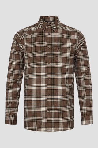 REDGREEN Albert Shirt 2291 Dark Brown Check