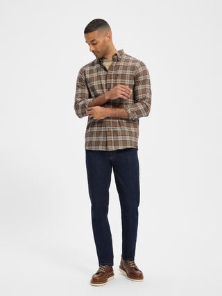 REDGREEN Albert Shirt 2291 Dark Brown Check