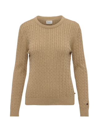 REDGREEN WOMAN Susan Cable Knit Knit 424 Mid Sand Melange